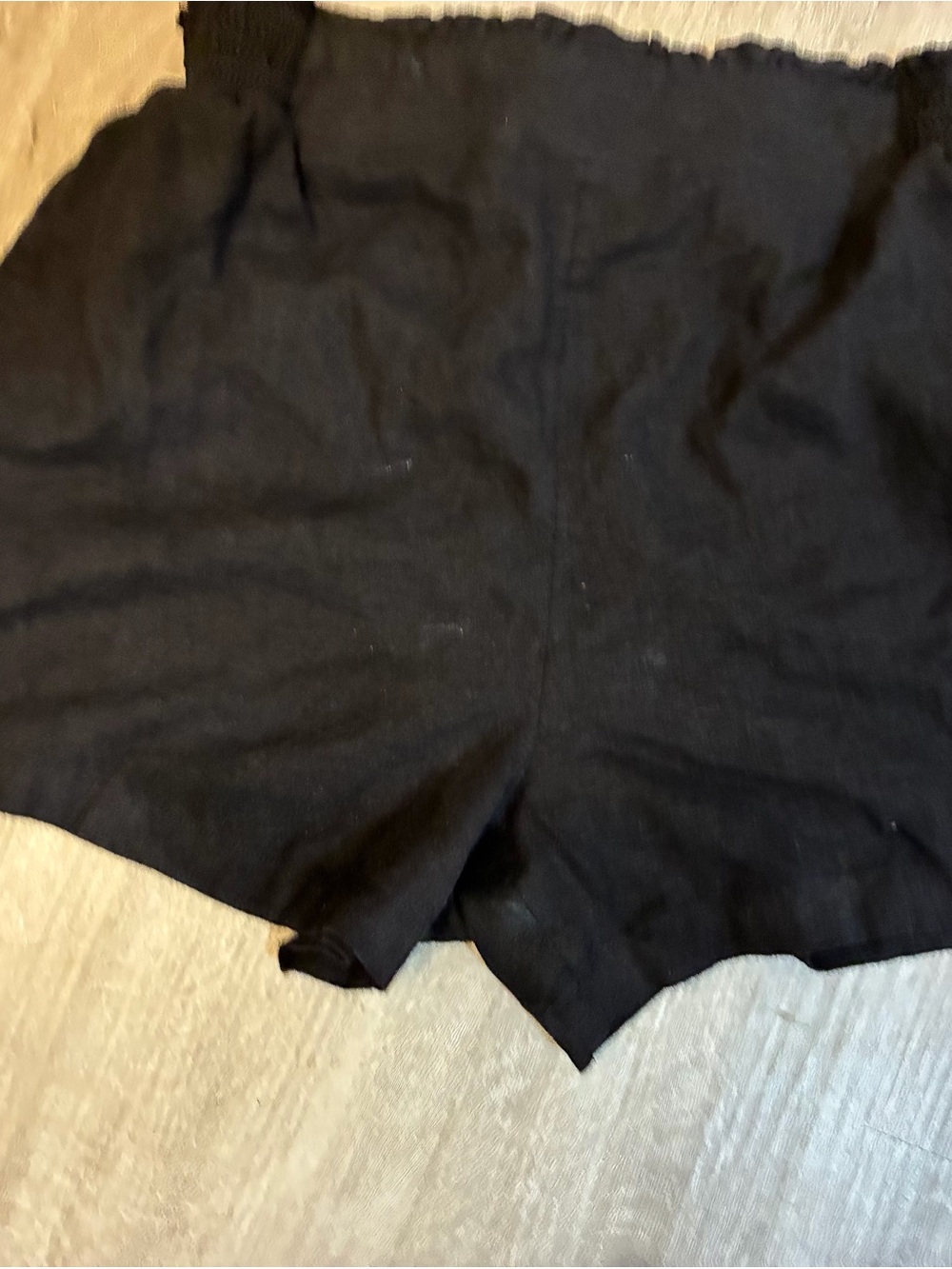 LC Lauren Conrad Black High-Waist Casual Shorts